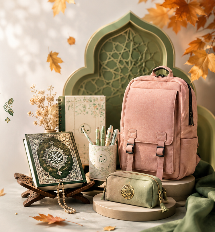 کوله پشتی برزنتی صورتی