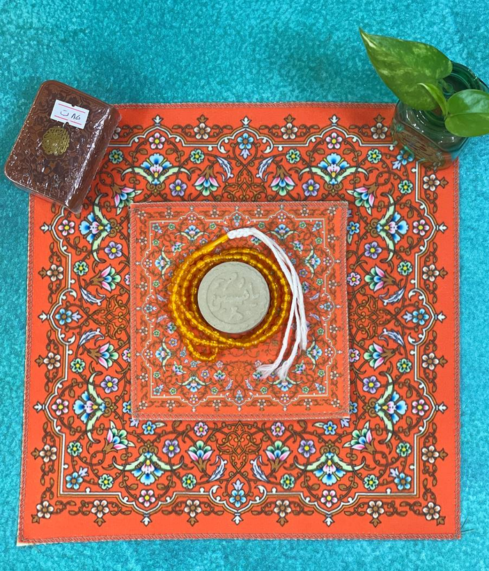سجاده دو تکه طرح یاسینی